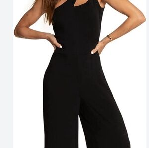Wide Leg Black Jumpsuit Pants - Classic Women's Jumpsuit